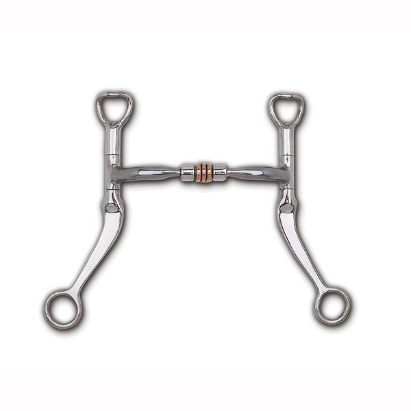 Mors Myler HBT Shank Comfort Snaffle - Avec Rouleau Cuivre MB 03 - Neuf