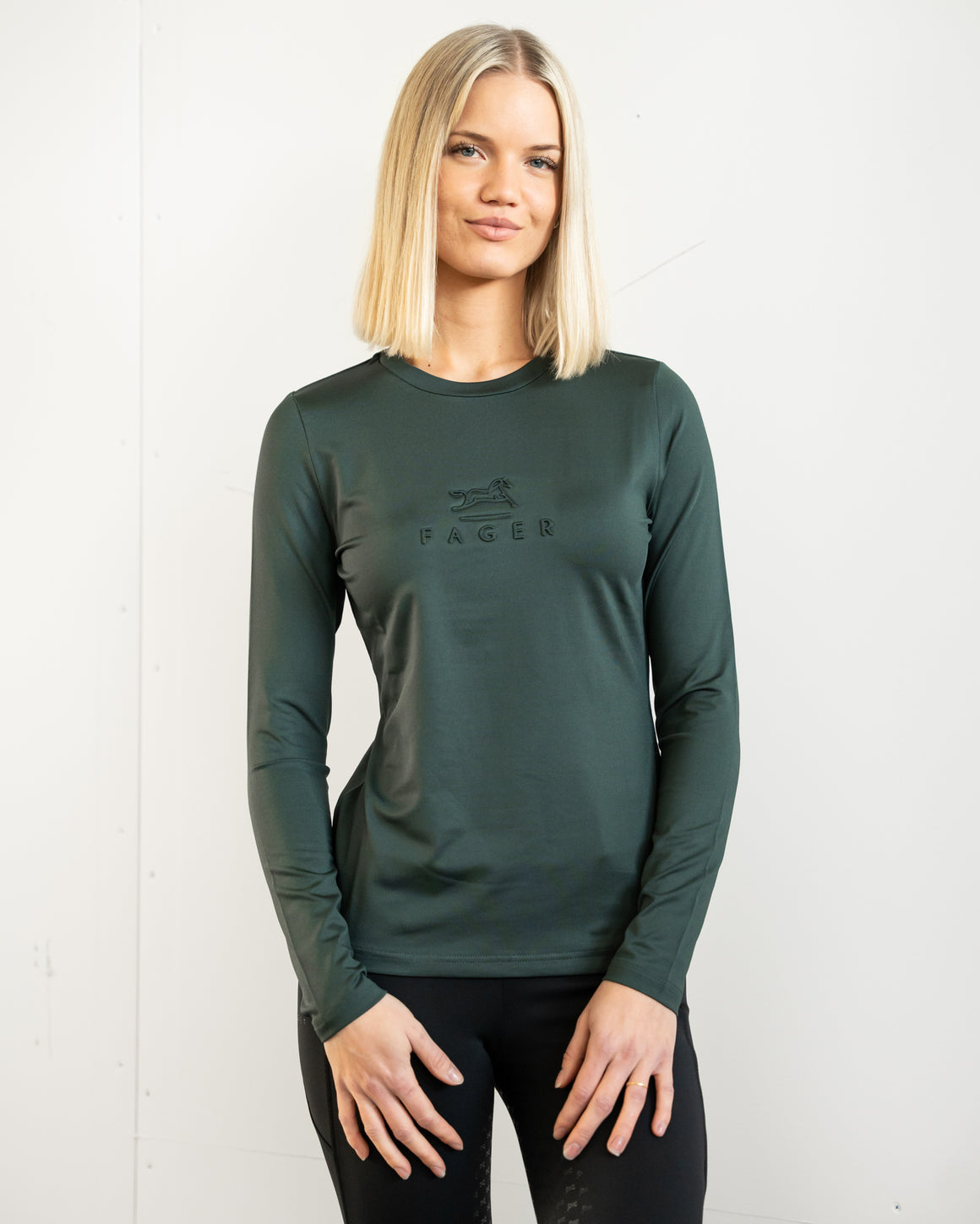 Fager Ida Long Sleeve T-Shirt Dark Green