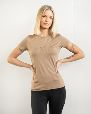 Fager Ida Short Sleeve T-Shirt Beige