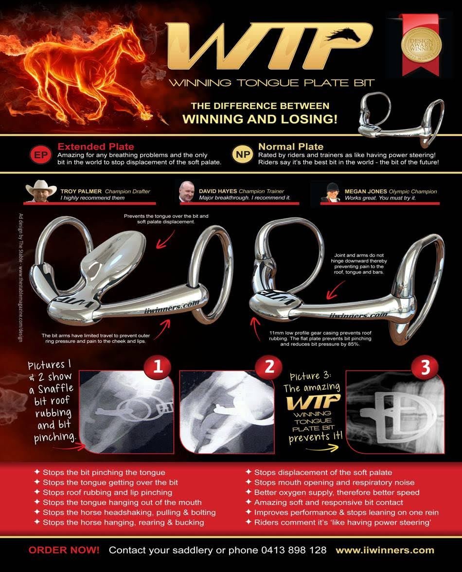 Winning Tongue Plate (WTP) Bits - Horse Bit Emporium