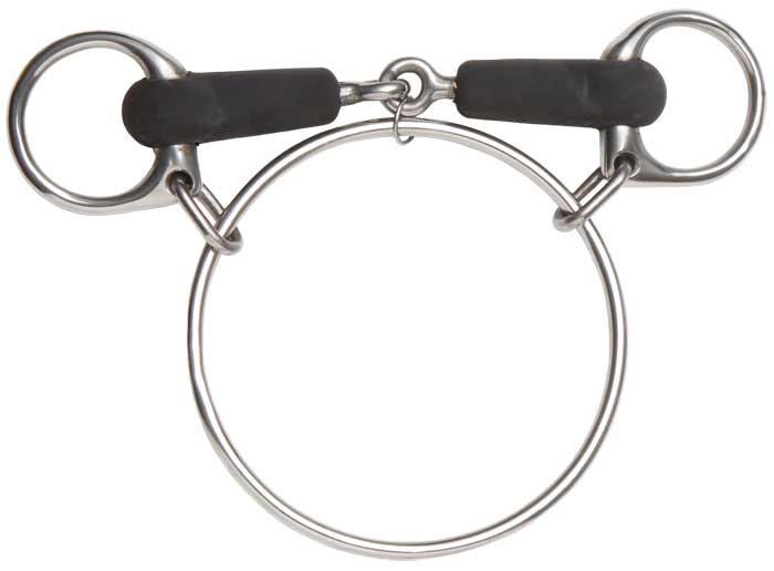 Zilco Dexter Ring Bit with Rubber Mouth