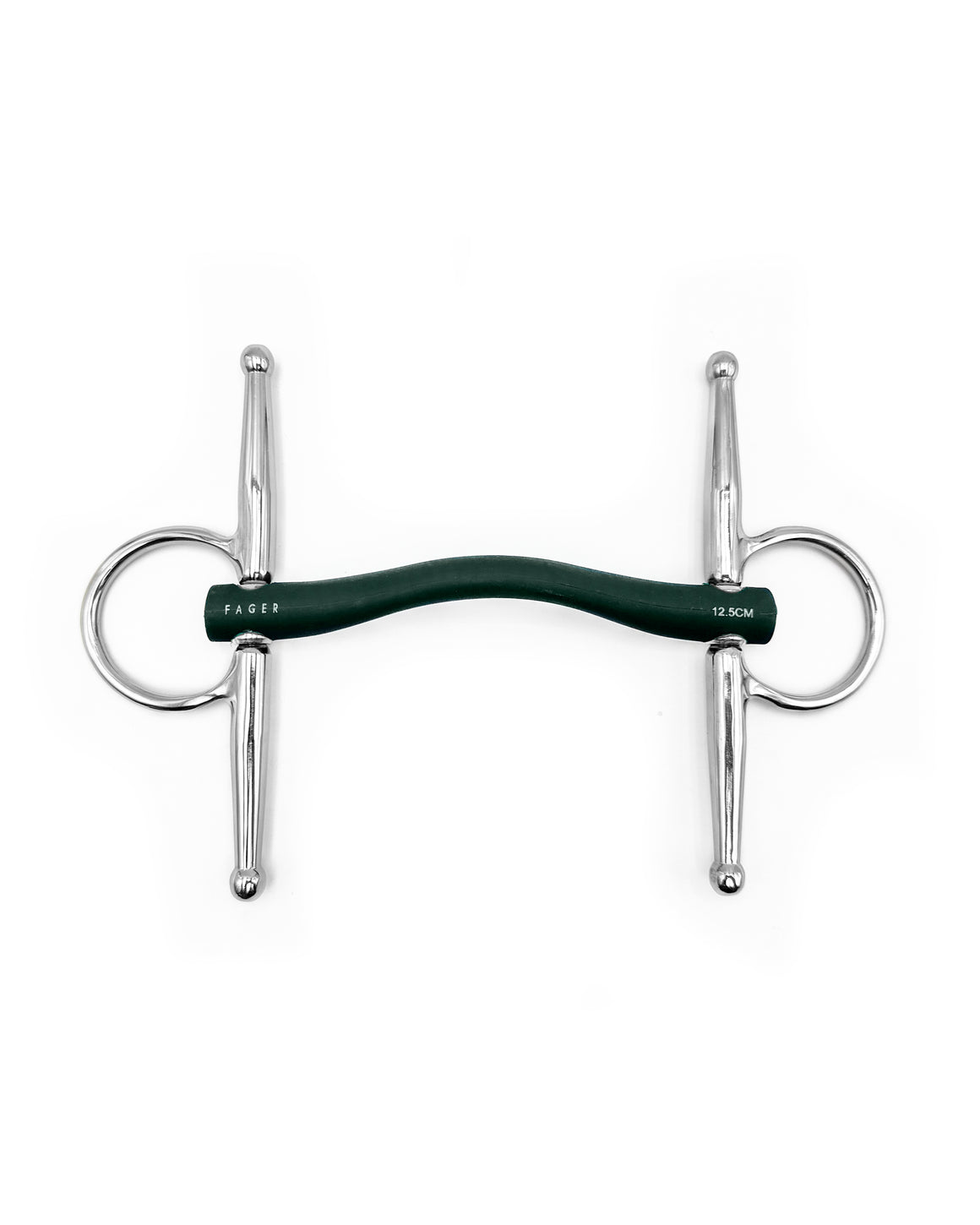 Fager Andrea Hard Rubber Full Cheek Bit | Preorder