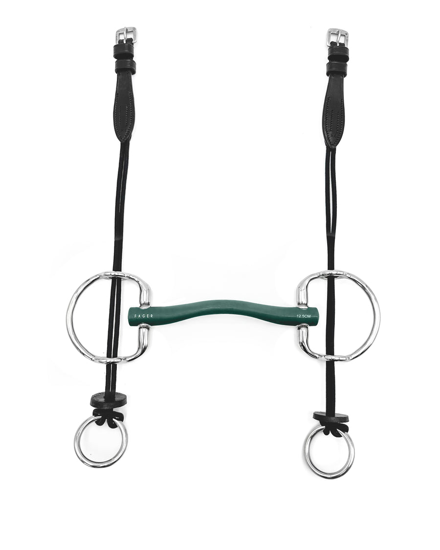 Fager Andrea Soft Rubber Fixed Gag Bit | Preorder