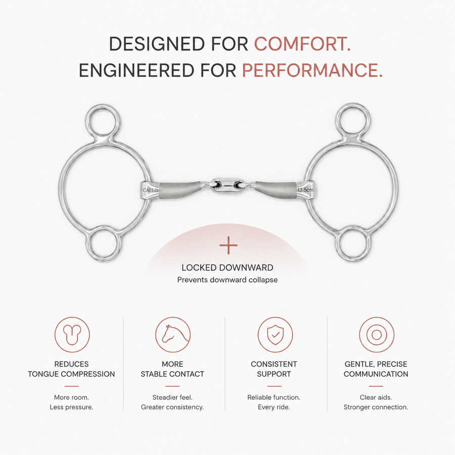 Caelo Balanced Contact 2.5 Ring Universal Sweet Iron Bit
