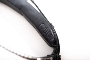 DEMO: COB Finesse Weymouth Double Bridle - Black with Black Matte Noseband