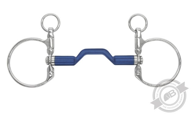 Bombers DC Morgan Dressage Bomber Blue Swivel - Horse Bit Emporium