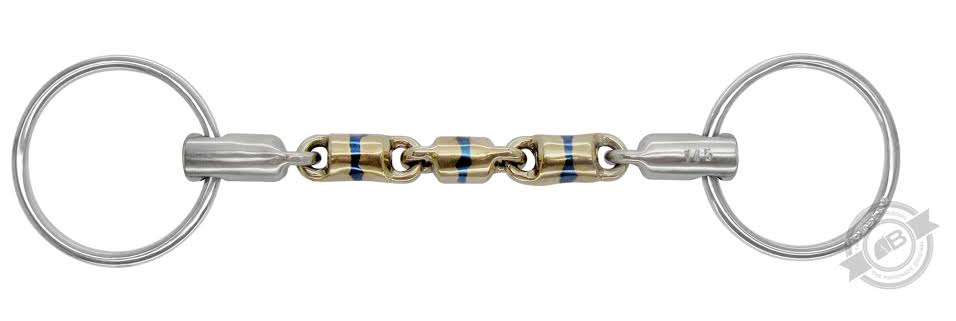 Bombers Loose Ring Waterford Barrel - Horse Bit Emporium