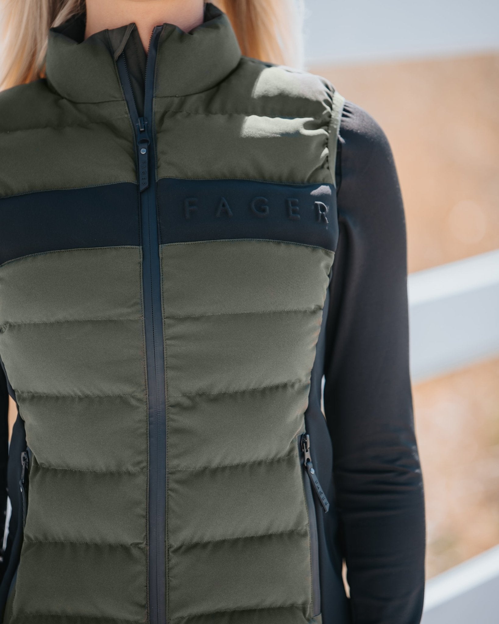 Fager Alexa Hybrid Vest Olive