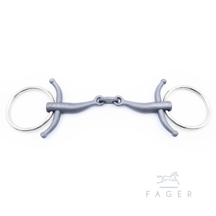 Fager Carl Titanium Baby Fulmer 4.5" - Horse Bit Emporium