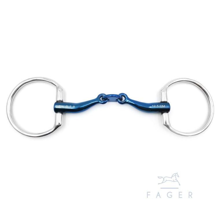 Fager Carl Titanium Fixed Rings - Horse Bit Emporium