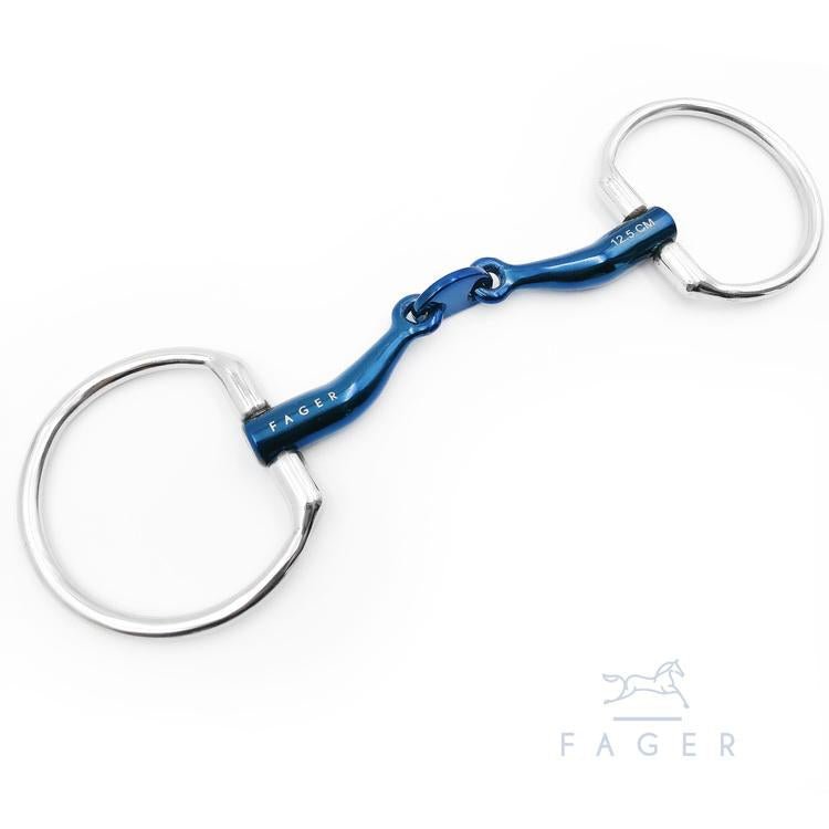 Fager Carl Titanium Fixed Rings - Horse Bit Emporium