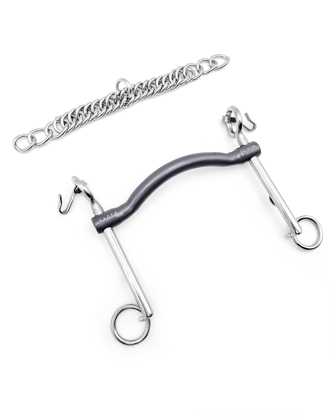 Fager Charlotte Titanium Weymouth - Horse Bit Emporium