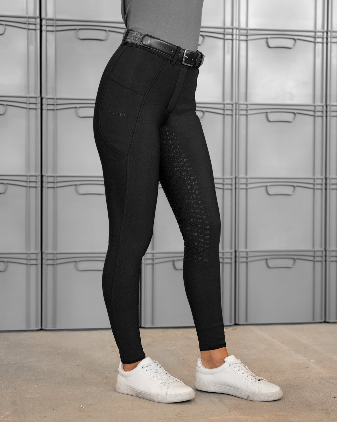 Fager Elsa Winter Breeches Black - Horse Bit Emporium