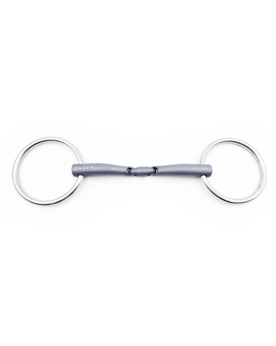 Fager Emil Titanium Loose Ring - Horse Bit Emporium