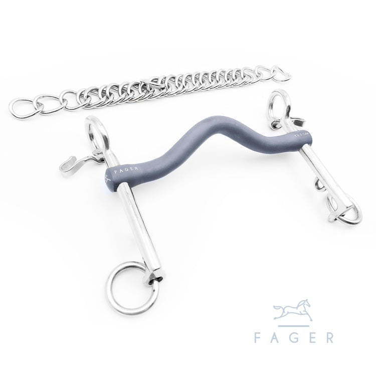 Fager Felicia Titanium Weymouth - Horse Bit Emporium
