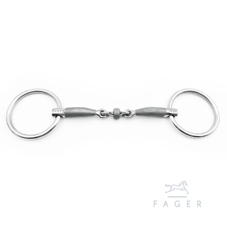 Fager Jacob Sweet Iron Bradoon Loose Ring - Horse Bit Emporium
