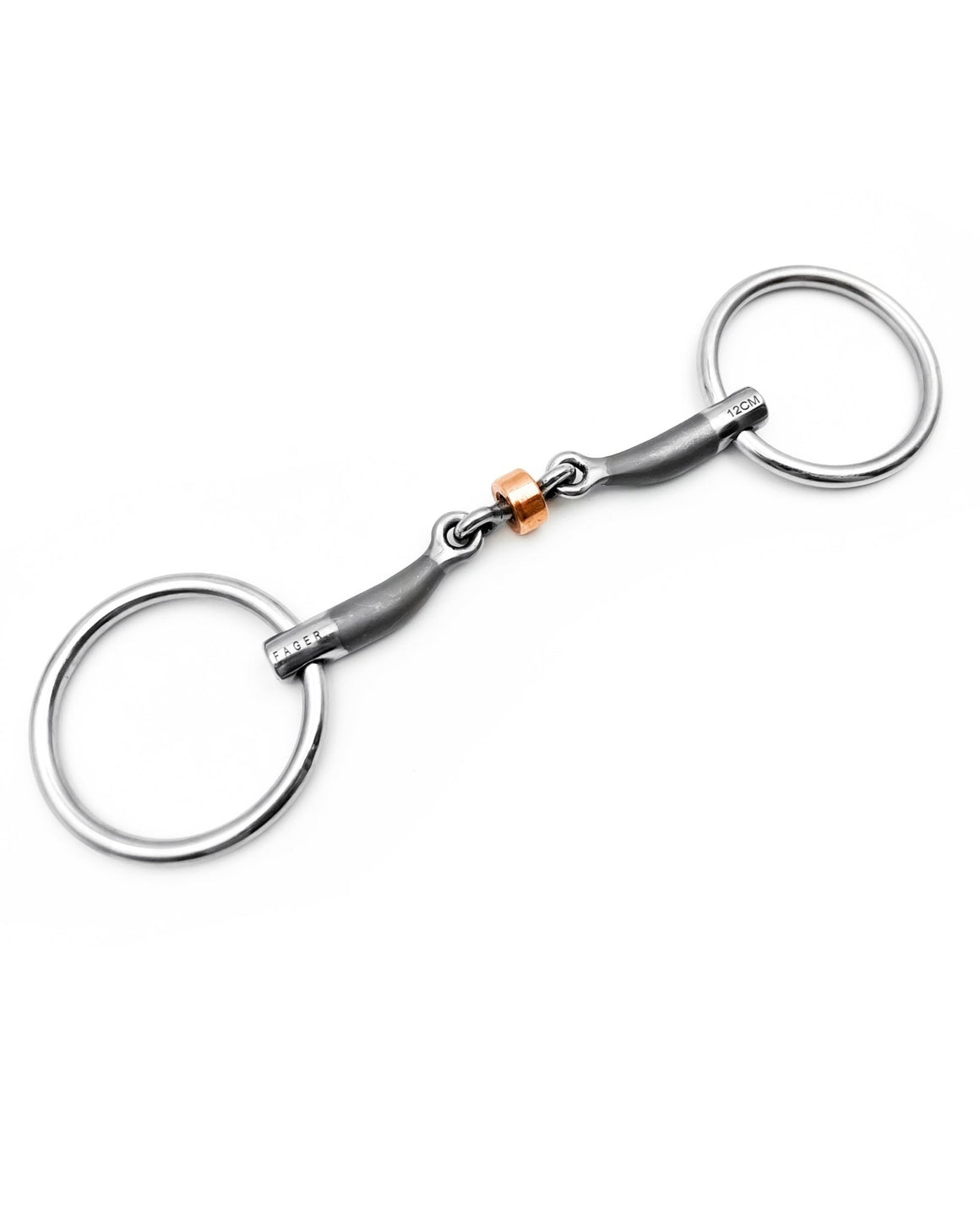 Fager Jenny Sweet Iron Bradoon Loose Rings - Horse Bit Emporium