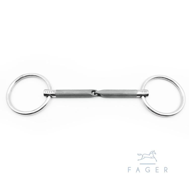 Fager Kasper Sweet Iron Bradoon Loose Ring - Horse Bit Emporium