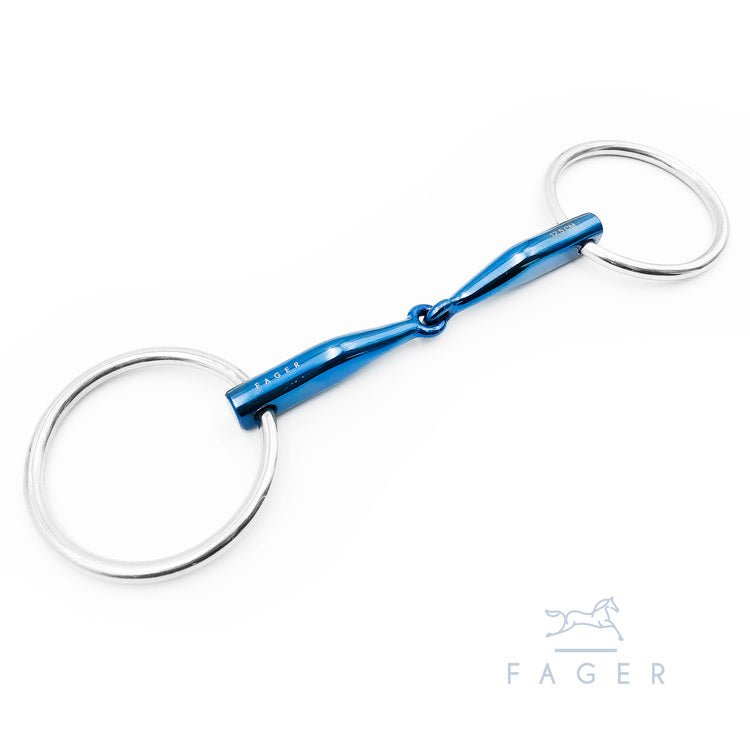 Fager Lilly FSS Titanium Loose Rings - Horse Bit Emporium
