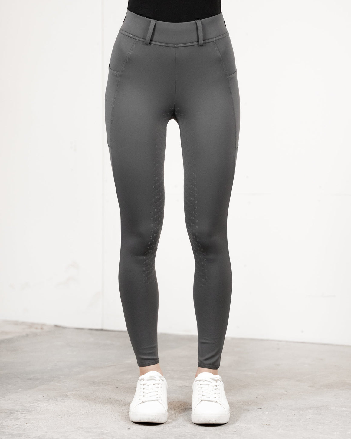 Fager Loui Active Leggings Dark Grey - Horse Bit Emporium