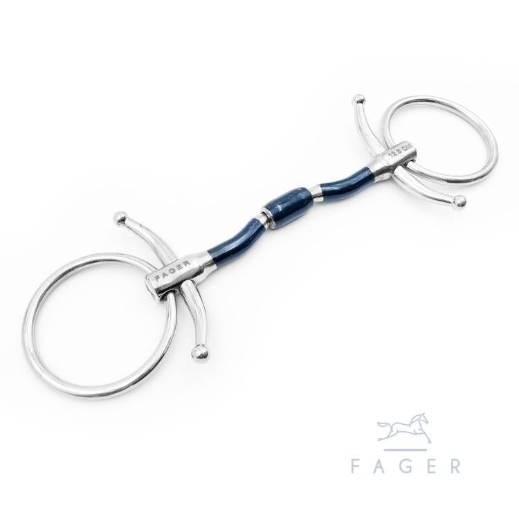 thumbnail image 2 of Ultimate Contact' Comfort Snaffle - Eggbutt Snaffle - Blue Steel - Sweet Iron - Bits, Stirrups 2 of 13