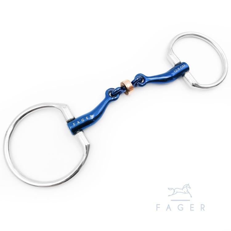 Fager Sally Titanium Fixed Ring - Horse Bit Emporium