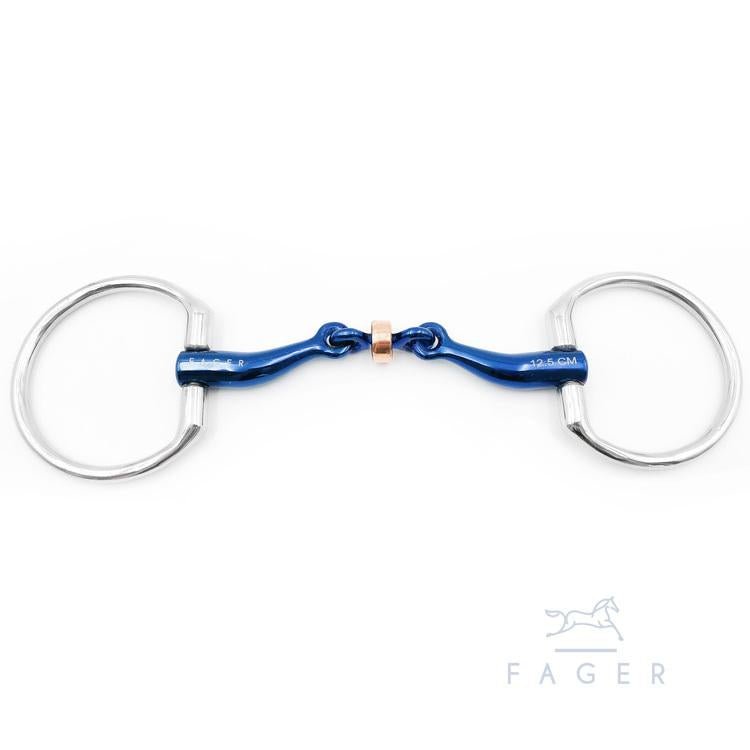 Fager Sally Titanium Fixed Ring - Horse Bit Emporium