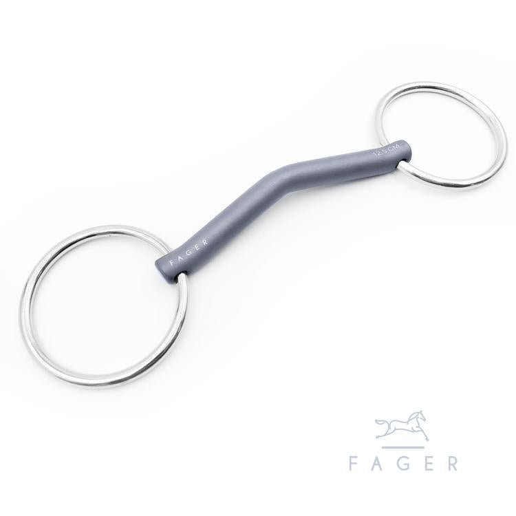 Fager Sara Titanium Loose Ring - Horse Bit Emporium