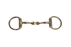 Filetto Bradoon A Maglia Francese Shires Con Anello Piccolo, Acciaio Inox, Per Cavalli Con Testa Piccola, Doppia Imboccatura, Misura 12,7 Cm