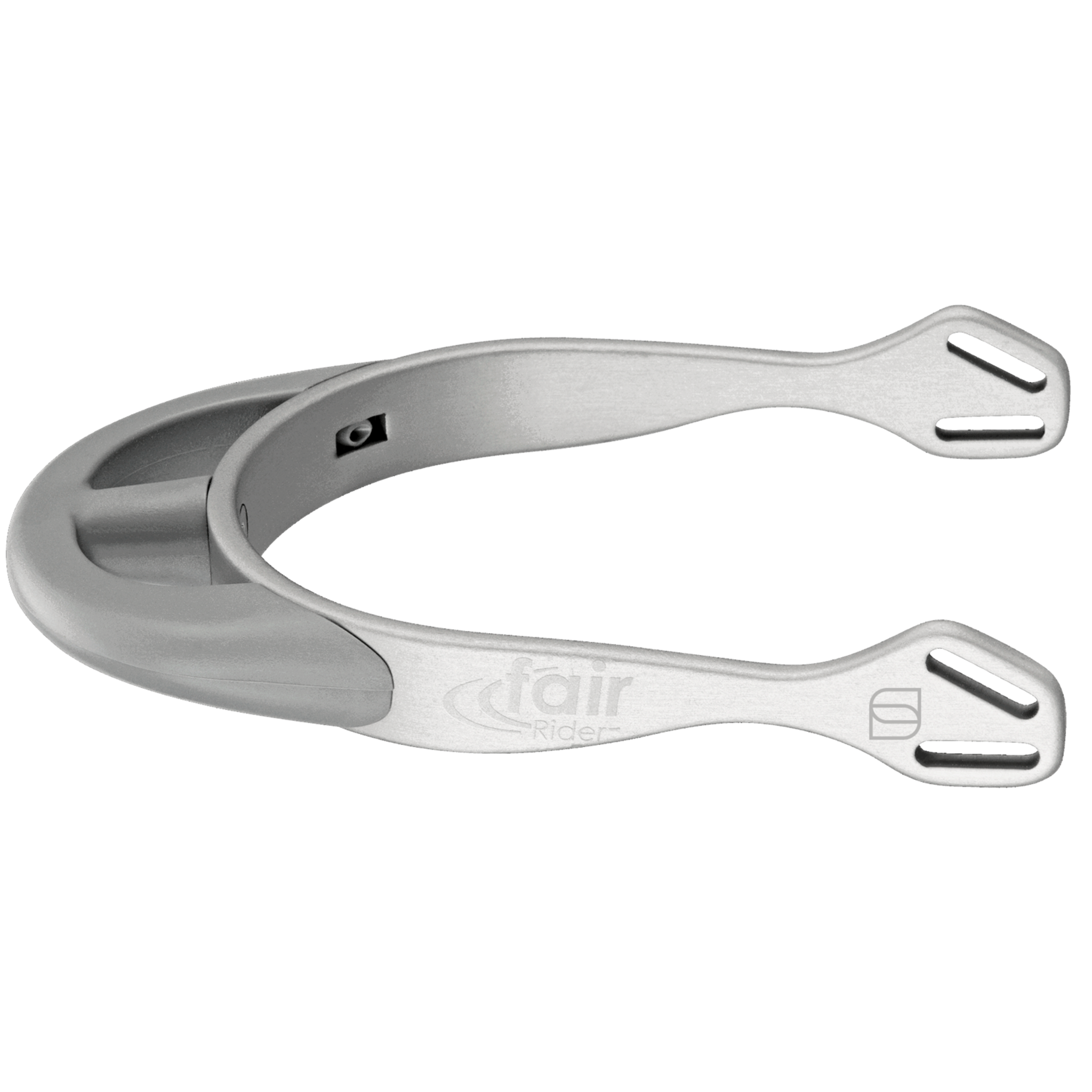Sprenger fairRider spurs - aluminium, 25mm neck silver thin rounded 47621