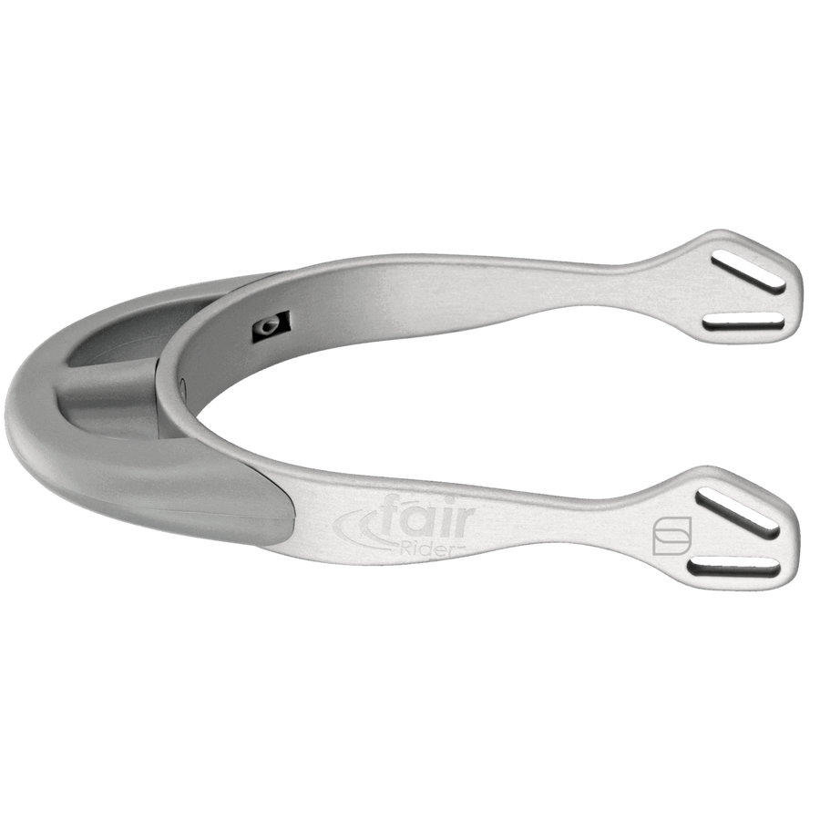 Sprenger fairRider spurs - aluminium, 25mm neck silver thin rounded 47621