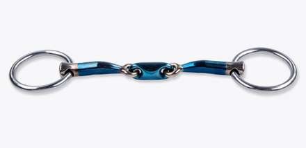 Universal Ported Mouth Blue Alloy Gag Bits, Equestrian Sweet Universal Ported Mouth Blue Alloy Gag Bits, Equestrian Sweet