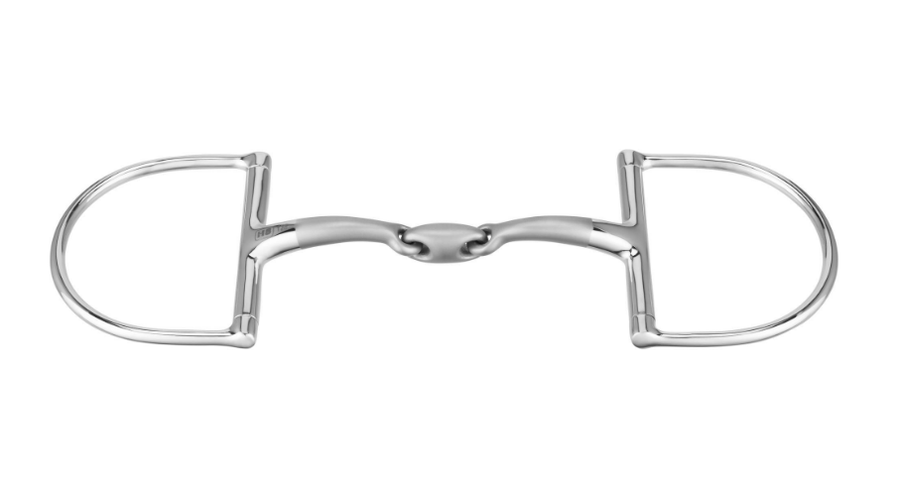 Sprenger SATINOX D-Ring Snaffle Double Joint 14mm 40926