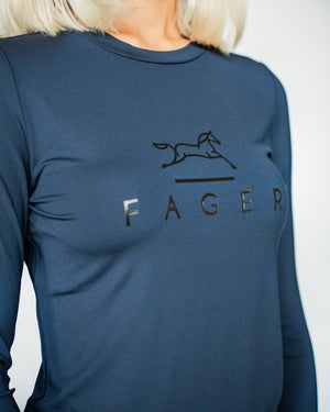 Fager Fia Long Sleeve T-shirt Navy