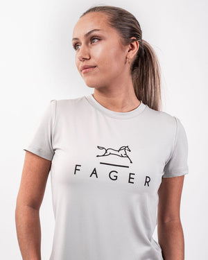 Fager Fia Short Sleeve T-shirt Grey