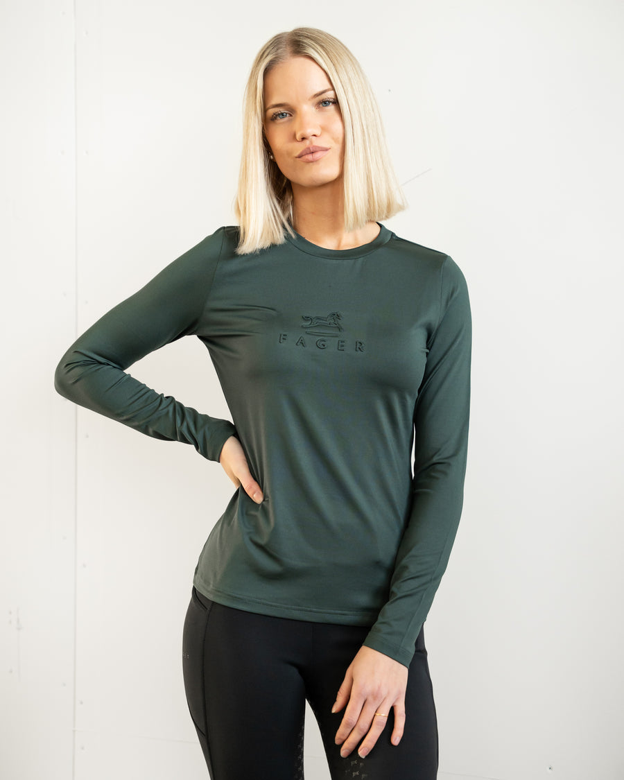 Fager Ida Long Sleeve T-Shirt Dark Green