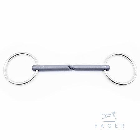 Fager Madeleine Titanium Single Joint Bradoon Loose Ring