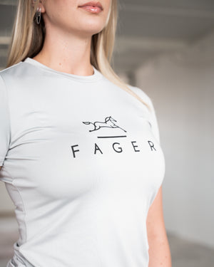 Fager Fia Short Sleeve T-shirt Grey