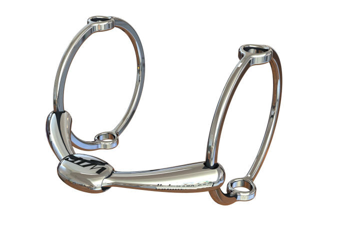 Winning Tongue Plate Polo Gag 100mm Rings (Normal Plate)